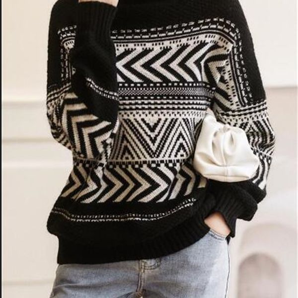 women's sweaters spring norse style simple high neck fall shoulder long sleeve imitation wool women's clothes rmm3, White;black
women's sweaters spring norse style simple high neck fall shoulder long sleeve imitation wool women's clothes rmm3, White;black