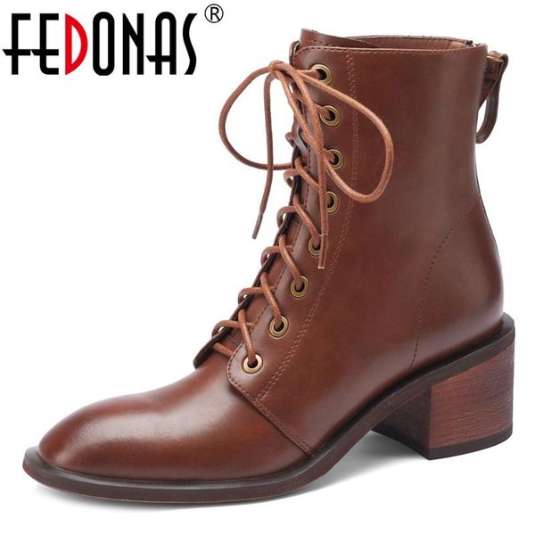 boots fedonas back zipper ankle genuine leather lace up 2021 winter est round toe shoes woman office lady basic, Black
boots fedonas back zipper ankle genuine leather lace up 2021 winter est round toe shoes woman office lady basic, Black