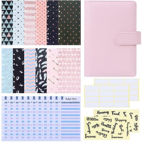 gift wrap -a6 budget binder with cash envelopes,for budgeting, notebook envelope,budget sheet,letter sticker
gift wrap -a6 budget binder with cash envelopes,for budgeting, notebook envelope,budget sheet,letter sticker