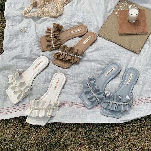 slippers women summer low beach shoes string bead luxury slides pantofle sabot designer 2021 hoof heels fabric scandals pu flora, Black
slippers women summer low beach shoes string bead luxury slides pantofle sabot designer 2021 hoof heels fabric scandals pu flora, Black