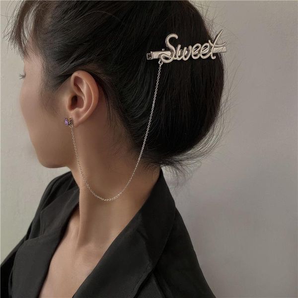 hair clips & barrettes srcoi silver color sweet letter hairpins girl long chain rhinestone studs hairgrip back side headwear, Golden;silver
hair clips & barrettes srcoi silver color sweet letter hairpins girl long chain rhinestone studs hairgrip back side headwear, Golden;silver
