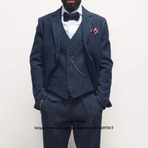men's suits & blazers winter wool tweed men slim 3 piece jacket vest pants set wedding groom herringbone tuxedo formal business blazer, White;black
men's suits & blazers winter wool tweed men slim 3 piece jacket vest pants set wedding groom herringbone tuxedo formal business blazer, White;black