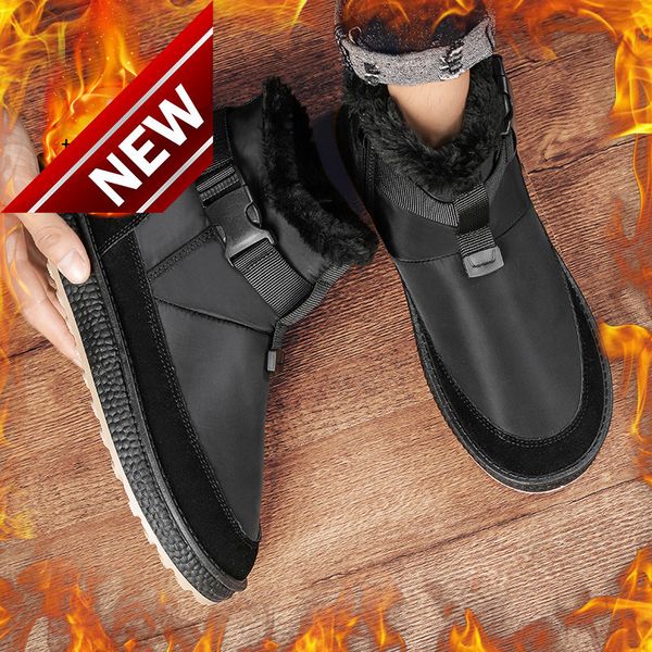 snow 2021 winter plush thickened northeast down shoes casual men's middle warm cotton boots men, Black
snow 2021 winter plush thickened northeast down shoes casual men's middle warm cotton boots men, Black