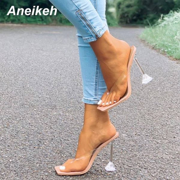 aneikeh 2021 summer high heels women shoes slippers slides pvc shallow fashion concise outside square toe solid zapatos de muje, Black
aneikeh 2021 summer high heels women shoes slippers slides pvc shallow fashion concise outside square toe solid zapatos de muje, Black