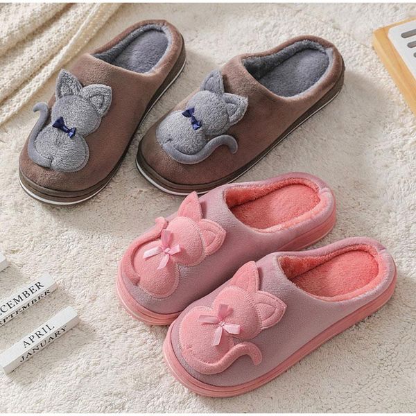 slippers woman autumn winter flat home cute cat women's soft plush furry women warm fluffy ladies female couple style shoes, Black
slippers woman autumn winter flat home cute cat women's soft plush furry women warm fluffy ladies female couple style shoes, Black