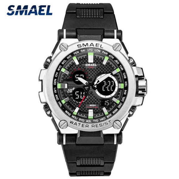 smael 2021 men watches military sports chronograph waterproof silicone army male clock relogio masculino, Silver
smael 2021 men watches military sports chronograph waterproof silicone army male clock relogio masculino, Silver