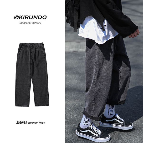 korean straight jeans mens fashion solid color casual retro jeans pants men streetwear loose hip-hop denim trousers mens s-2xl, Blue
korean straight jeans mens fashion solid color casual retro jeans pants men streetwear loose hip-hop denim trousers mens s-2xl, Blue