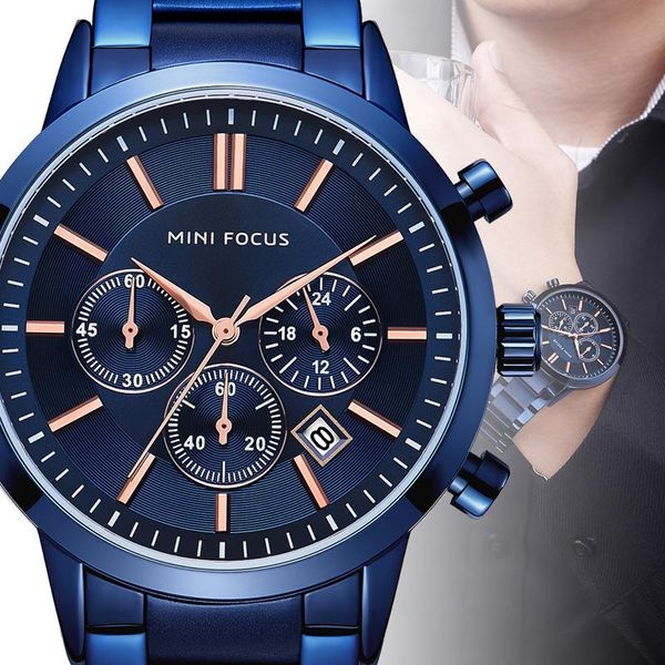 wristwatches blue wrist watch men waches waterproof chronograph military army stainless steel male clock man sport watches, Slivery;brown
wristwatches blue wrist watch men waches waterproof chronograph military army stainless steel male clock man sport watches, Slivery;brown