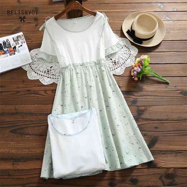 mori girl prairie chic summer women fake two pieces dress floral printed casual female elbise sweet elegant vestidos 210520, Black;gray
mori girl prairie chic summer women fake two pieces dress floral printed casual female elbise sweet elegant vestidos 210520, Black;gray