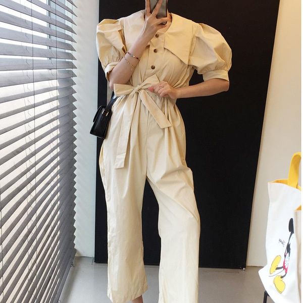 elegnat loose women jumpsuits lapel collar puff short sleeve high waist long jumpsuit for female fashion 2021 summer clothing women's &, Black;white
elegnat loose women jumpsuits lapel collar puff short sleeve high waist long jumpsuit for female fashion 2021 summer clothing women's &, Black;white