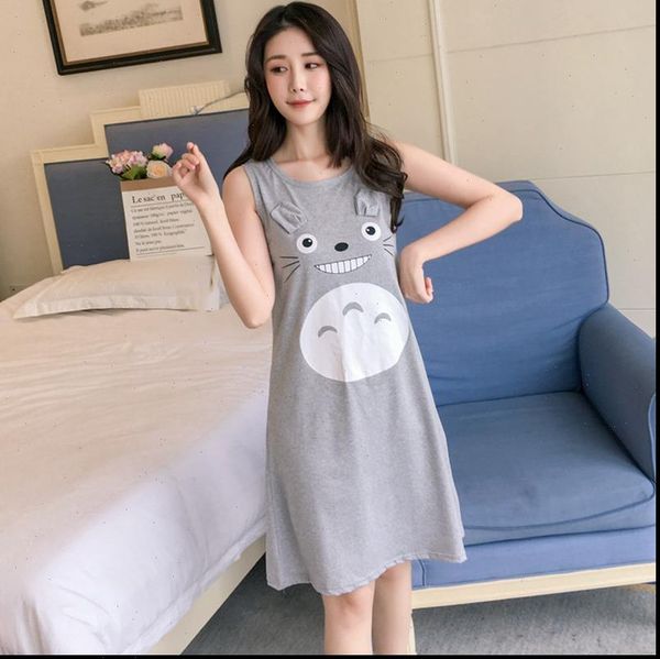 summer vest nightgown women sleepwear sleeveless girls cute cartoon totoro night gown nightdress home dress nighty, Black;red
summer vest nightgown women sleepwear sleeveless girls cute cartoon totoro night gown nightdress home dress nighty, Black;red