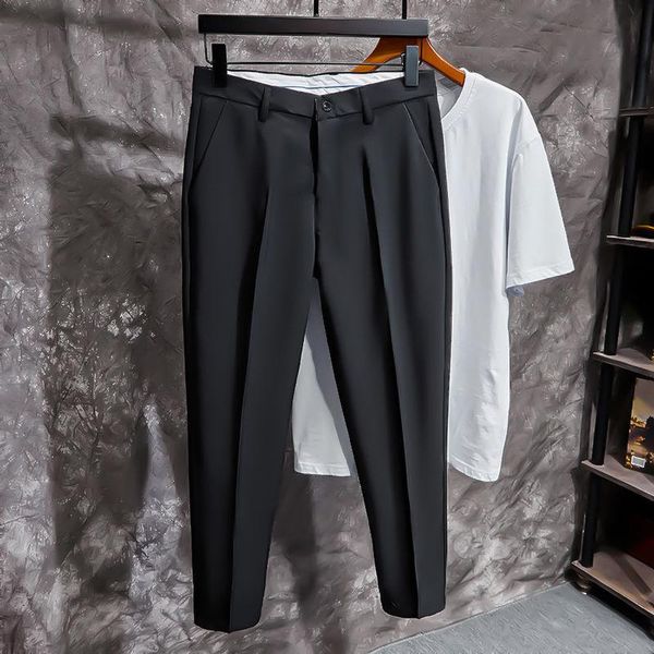 men's suits & blazers spring blazer straight casual pants male fashion solid color suit men loose trousers plus size o356, White;black
men's suits & blazers spring blazer straight casual pants male fashion solid color suit men loose trousers plus size o356, White;black