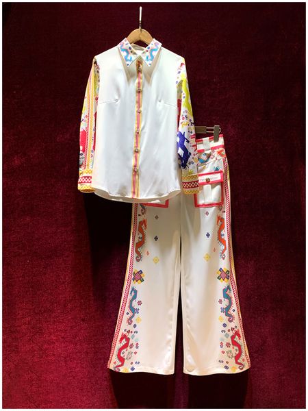 dress european and american women's clothing 2021 spring long-sleeved printed shirt wide-legged pants fashion suits v7wy, White
dress european and american women's clothing 2021 spring long-sleeved printed shirt wide-legged pants fashion suits v7wy, White
