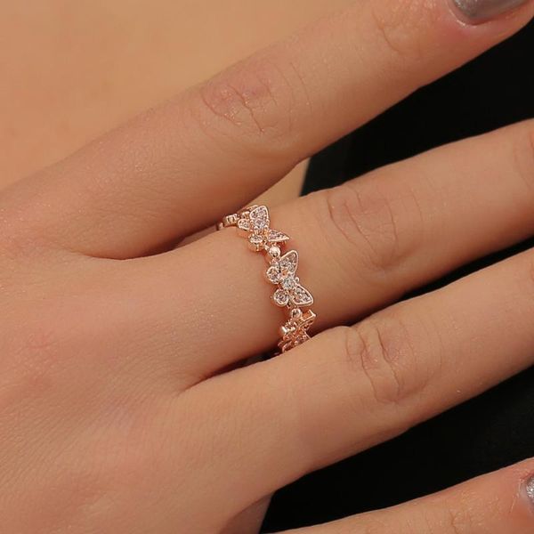 wedding rings 2021 fashion crystal zircon sweet butterfly adjustable open female engagement jewelry gift, Slivery;golden
wedding rings 2021 fashion crystal zircon sweet butterfly adjustable open female engagement jewelry gift, Slivery;golden