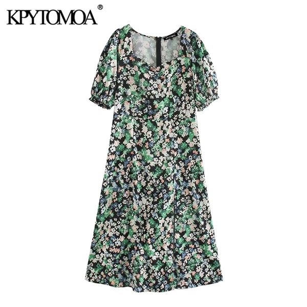 women chic fashion floral print midi dress vintage v neck short sleeve front slit female dresses vestidos mujer 210420, Black;gray
women chic fashion floral print midi dress vintage v neck short sleeve front slit female dresses vestidos mujer 210420, Black;gray