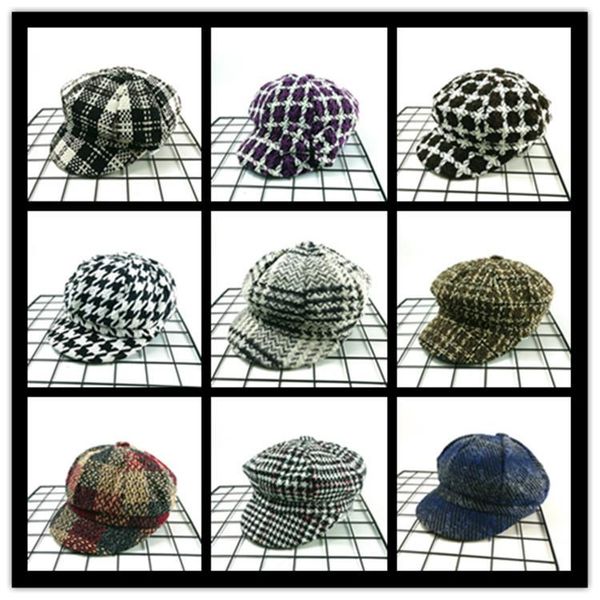 berets women's hat korean plaid big bow fashion beret octagonal cap autumn and winter, Blue;gray
berets women's hat korean plaid big bow fashion beret octagonal cap autumn and winter, Blue;gray