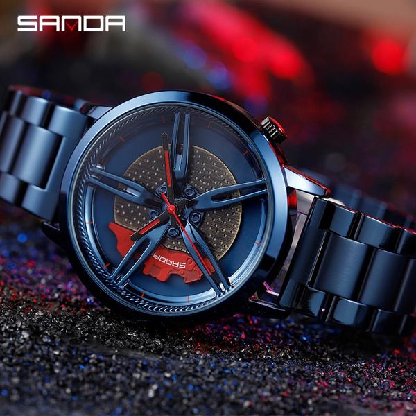 luxury blue cool men watch wheel dial series quartz wristwatch waterproof stainless steel strap outdoor match relogio masculino wristwatches, Slivery;brown
luxury blue cool men watch wheel dial series quartz wristwatch waterproof stainless steel strap outdoor match relogio masculino wristwatches, Slivery;brown