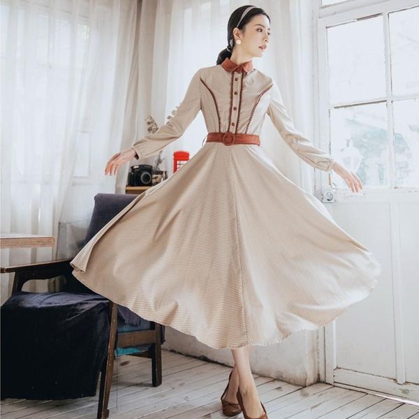 casual dresses women retro dress party vestidos autumn/winter fashion style taste elegant women's, Black;gray
casual dresses women retro dress party vestidos autumn/winter fashion style taste elegant women's, Black;gray