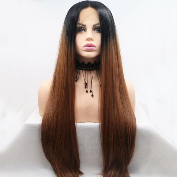 red ombre brown wigs lace front synthetic hair pre plucked dark roots long straight daily part frontal for womens1, Black
red ombre brown wigs lace front synthetic hair pre plucked dark roots long straight daily part frontal for womens1, Black