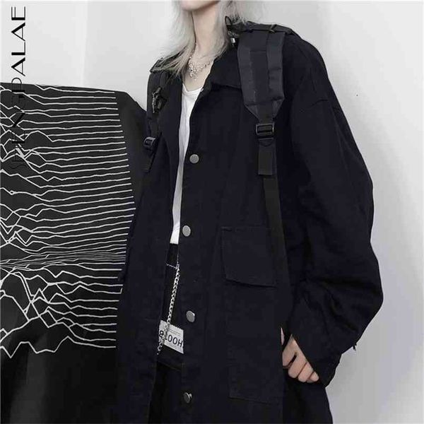 harajuku style denim jacket women's speing lapel large size single breaested long sleeve simple coat 5b864 210427, Tan;black
harajuku style denim jacket women's speing lapel large size single breaested long sleeve simple coat 5b864 210427, Tan;black