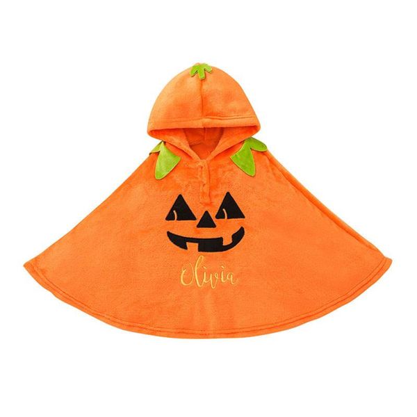 jackets children halloween hooded cape coats pumpkin letter embroidery cloak autumn winter warm flannel outerwear 3-8y, Blue;gray
jackets children halloween hooded cape coats pumpkin letter embroidery cloak autumn winter warm flannel outerwear 3-8y, Blue;gray