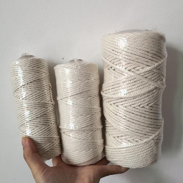 yarn 100m 3mm 4mm 2mm macrame cotton rope twisted string cord for handmade diy beige home wedding accessories gift gardening, Black;white
yarn 100m 3mm 4mm 2mm macrame cotton rope twisted string cord for handmade diy beige home wedding accessories gift gardening, Black;white