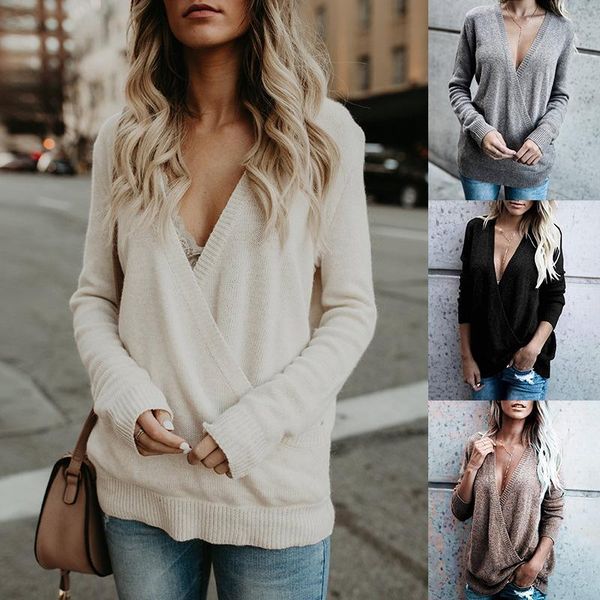 women's sweaters 2021 fashion plus size knitted and pullovers women loose sweter femme knitwear jumpers, White;black
women's sweaters 2021 fashion plus size knitted and pullovers women loose sweter femme knitwear jumpers, White;black