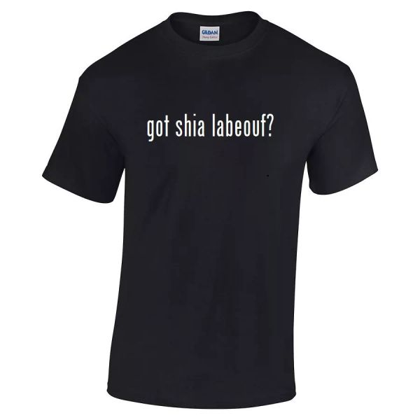 got shia labeouf cotton t-shirt shirt black white s m xl 2xl 3xl 4xl 5xl, White;black
got shia labeouf cotton t-shirt shirt black white s m xl 2xl 3xl 4xl 5xl, White;black
