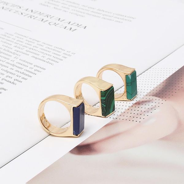 cluster rings rectangle stone malachite fashion inner dia 1.7cm gold color brincos pendientes jewelry for women, Golden;silver
cluster rings rectangle stone malachite fashion inner dia 1.7cm gold color brincos pendientes jewelry for women, Golden;silver