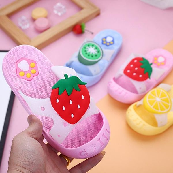 slipper children' slippers summer infant kids baby girls boys cute fruit beach sandals shoes kapcie zapatillas, Black;grey
slipper children' slippers summer infant kids baby girls boys cute fruit beach sandals shoes kapcie zapatillas, Black;grey