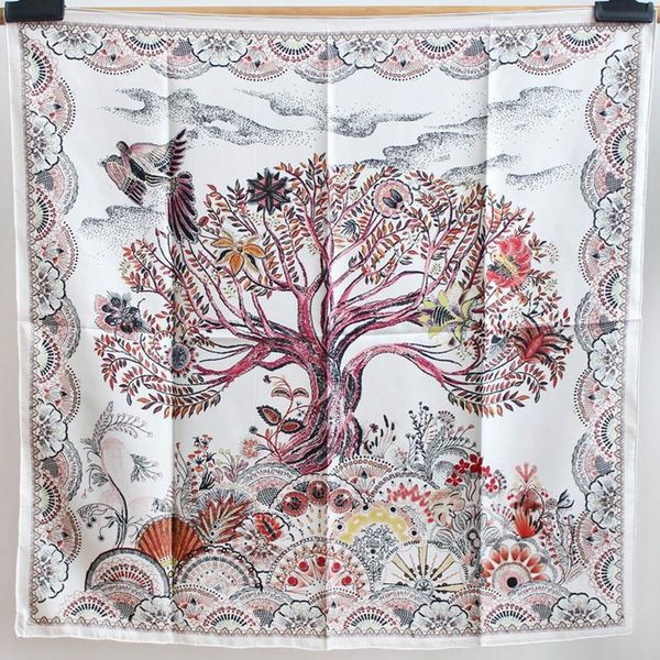 scarves fresh white 100% silk scarf wraps women spring fashion head hijab square 35" " tree of life, Blue;gray
scarves fresh white 100% silk scarf wraps women spring fashion head hijab square 35" " tree of life, Blue;gray