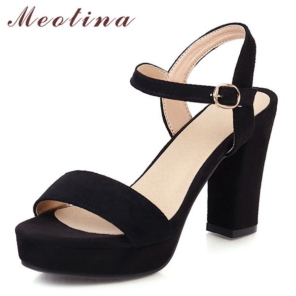 meotina women sandals platform super high heel shoes buckle block heels female footwear summer ladies sandals beige big size 43 210520, Black
meotina women sandals platform super high heel shoes buckle block heels female footwear summer ladies sandals beige big size 43 210520, Black