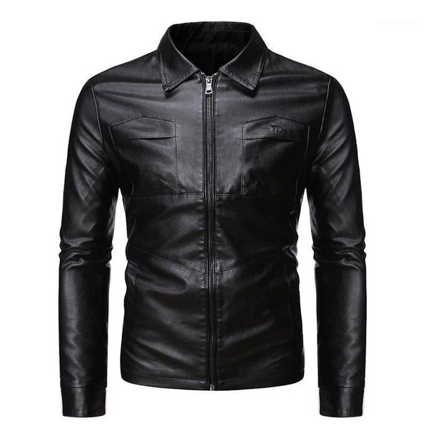 men's fur & faux motorcycle leather jacket thin coat fashion spring fall 2021, Black
men's fur & faux motorcycle leather jacket thin coat fashion spring fall 2021, Black