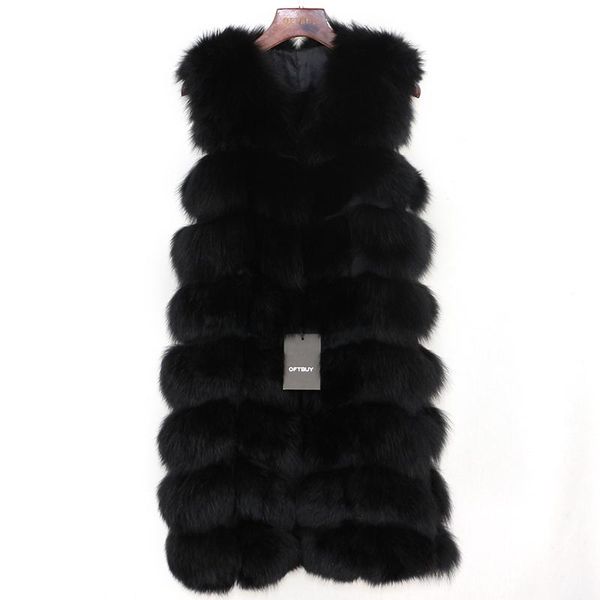 women's fur & faux real vest jacket brand ladies spring winter autumn long women sleeveless natural gilet streetwear thick warm, Black
women's fur & faux real vest jacket brand ladies spring winter autumn long women sleeveless natural gilet streetwear thick warm, Black