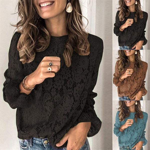 women's t-shirt spring summer o-neck floral lace shirt female elegant flare long sleeve blouse tee shirts women hollow out mesh blusa t, White
women's t-shirt spring summer o-neck floral lace shirt female elegant flare long sleeve blouse tee shirts women hollow out mesh blusa t, White