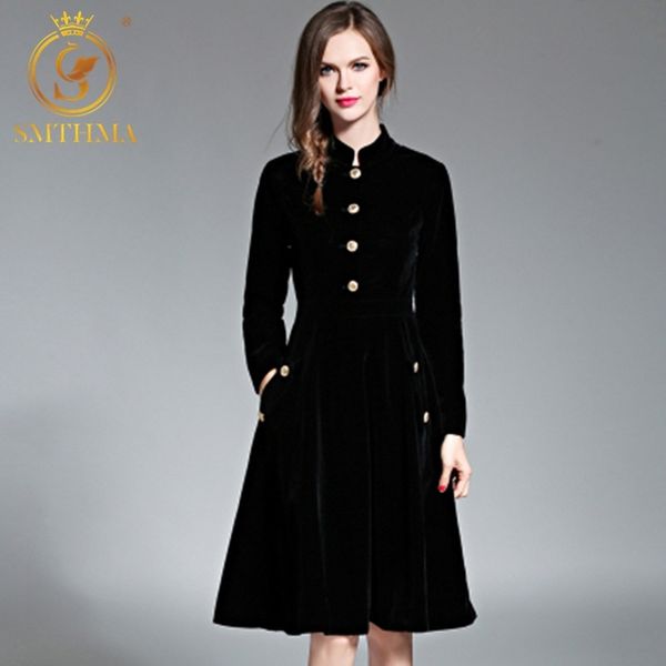luxury runway velvet dress vintage elegant plus size winter dresses vestidos s-3xl 210520, Black;gray
luxury runway velvet dress vintage elegant plus size winter dresses vestidos s-3xl 210520, Black;gray