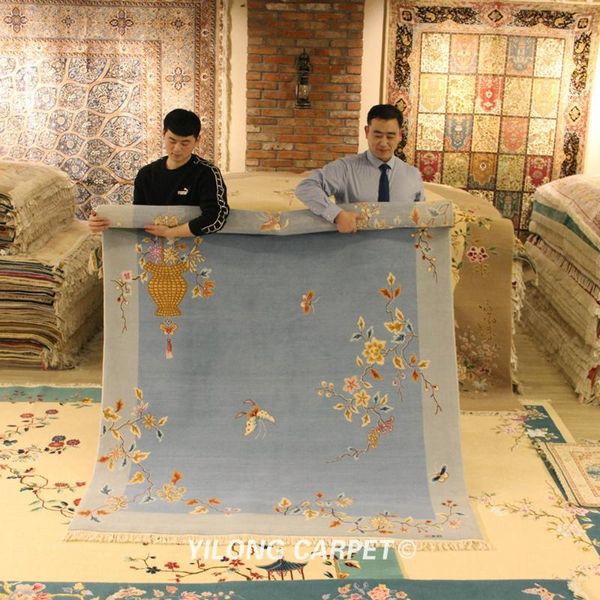 carpets yilong 6'x9' handknotted art decoration wool carpet home exquisite chinese rug (tj2021001s6x9)
carpets yilong 6'x9' handknotted art decoration wool carpet home exquisite chinese rug (tj2021001s6x9)