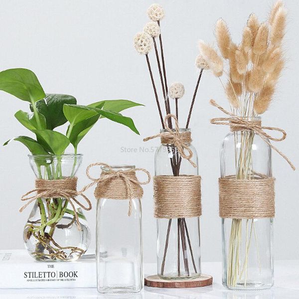 vases nordic glass living room table decoration transparent water hydroponics flower rope dry vase diy valentine's day
vases nordic glass living room table decoration transparent water hydroponics flower rope dry vase diy valentine's day