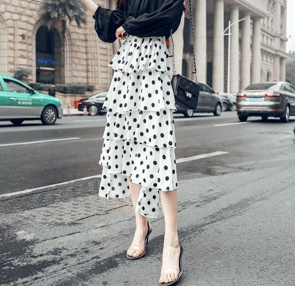 skirts ailegogo women summer polka dot cupcake long skirt casual chiffon ruffles ankle-length black white bohemia maxi
skirts ailegogo women summer polka dot cupcake long skirt casual chiffon ruffles ankle-length black white bohemia maxi