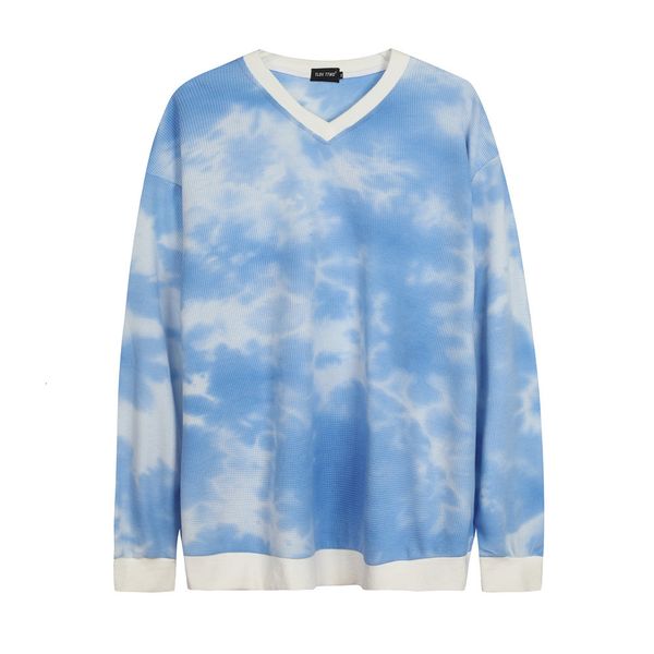 sweatshirts wind gradient tie dye long sleeve t-shirt mens fashion brand loose v-neck bottom t-shirt hoodie, White
sweatshirts wind gradient tie dye long sleeve t-shirt mens fashion brand loose v-neck bottom t-shirt hoodie, White