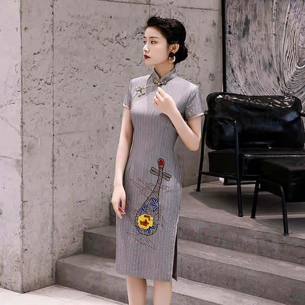chinese traditional dress cotton linen shagnhai cheongsam qipao vintage vestedos oriental dress midi chinese dress qipao 10294, Red
chinese traditional dress cotton linen shagnhai cheongsam qipao vintage vestedos oriental dress midi chinese dress qipao 10294, Red
