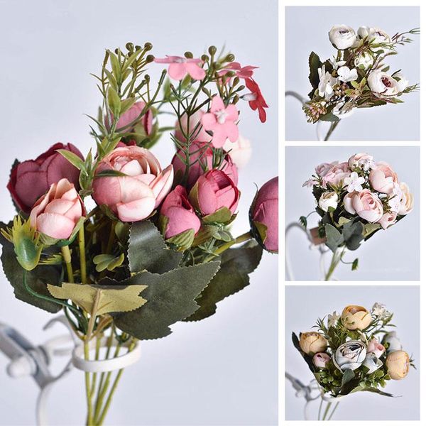 decorative flowers & wreaths 1pcs wedding simulation bouquet 10 roses fake hand bridal home decoration flower ornaments
decorative flowers & wreaths 1pcs wedding simulation bouquet 10 roses fake hand bridal home decoration flower ornaments
