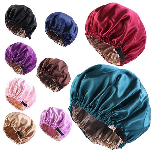 shower caps 2021 satin sleep cap large double-sided adjustable bonnet hair hats bath
shower caps 2021 satin sleep cap large double-sided adjustable bonnet hair hats bath