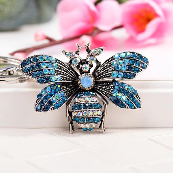keychains european and american creative key chain boutique animal ring pendant personality water drill bee wholesale, Silver
keychains european and american creative key chain boutique animal ring pendant personality water drill bee wholesale, Silver
