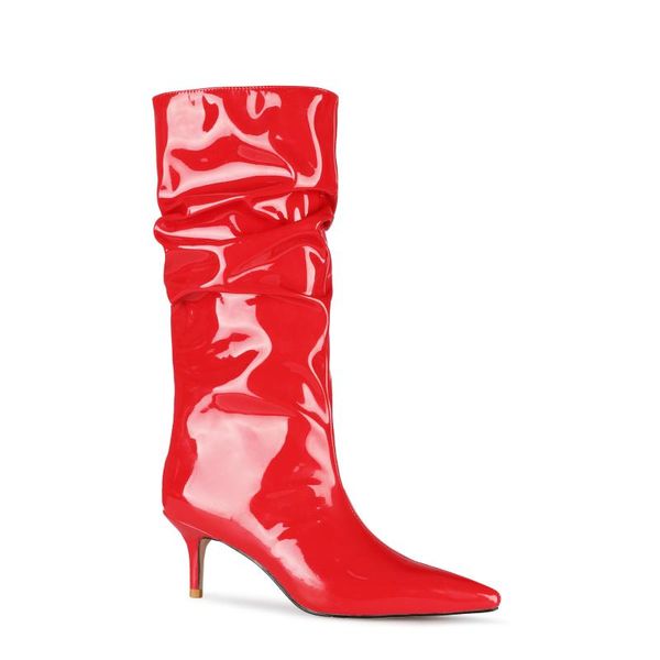 boots mirror leather high-heeled patent mid-calf pointy toe ladies heeled shoes ankle booties female, Black
boots mirror leather high-heeled patent mid-calf pointy toe ladies heeled shoes ankle booties female, Black