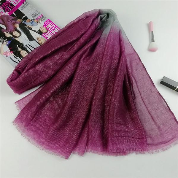 scarves fashion women cotton scarf shiny shawl pashmina female hijabs gradient ramp bufanda, Blue;gray
scarves fashion women cotton scarf shiny shawl pashmina female hijabs gradient ramp bufanda, Blue;gray