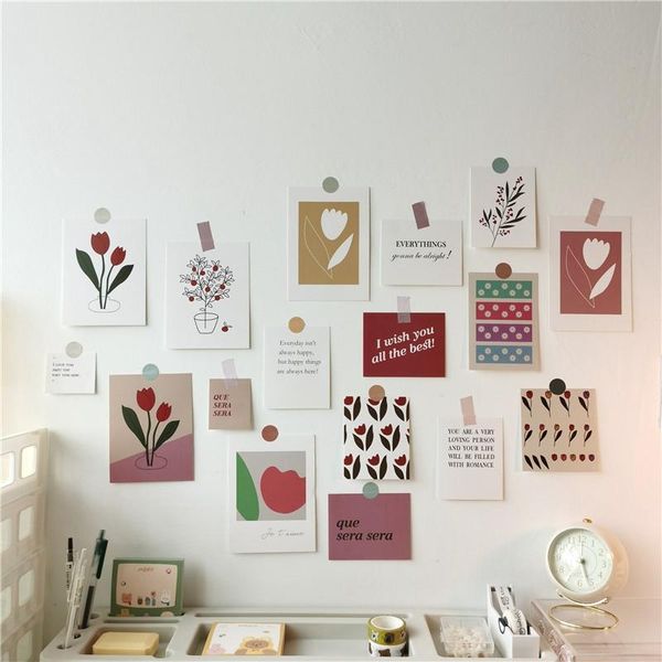 other arts and crafts ins tulip card set 17 sheets flowers english greeting postcard cute po props background home decoration picture wall s
other arts and crafts ins tulip card set 17 sheets flowers english greeting postcard cute po props background home decoration picture wall s