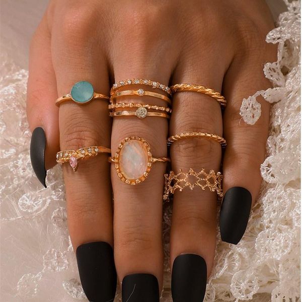 wedding rings 7pcs/set boho style ring geometric diamonds round women's gold party hip hop rock finger jewelry, Slivery;golden
wedding rings 7pcs/set boho style ring geometric diamonds round women's gold party hip hop rock finger jewelry, Slivery;golden