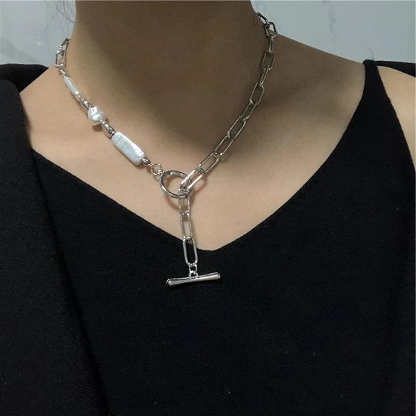 chokers fine fashion red temperament versatile shaped pearl bamboo necklace punk niche design clavicle chain tide, Golden;silver
chokers fine fashion red temperament versatile shaped pearl bamboo necklace punk niche design clavicle chain tide, Golden;silver