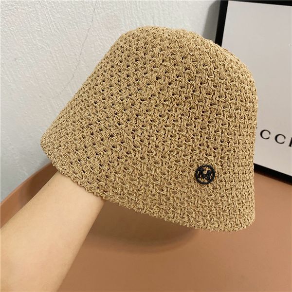 spring and summer women's hollow knitted fisherman's sunscreen basin hat face bucket hat, Yellow
spring and summer women's hollow knitted fisherman's sunscreen basin hat face bucket hat, Yellow